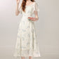 New Chinese style improved floral dress new summer daily commuting long skirt R1944