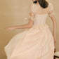 French champagne high-end lace niche fishbone corset dress homecoming dress R5156