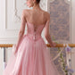 French Sweet Ballet Style Pink Fishbone Corset Mesh Skirt Set Homecoming Dress R5166