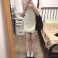 Gentle temperament polka dot suspender dress beautiful waist dress puffy skirt R0638