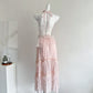 Summer gentle style French design slim top long skirt R2005