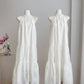 French button jacquard halter dress summer sleeveless swing holiday long dress R2004