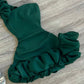 Pure horny sexy ruffled buds fluffy jumpsuit short skirt party small dress high-end women's homecoming dress R3003