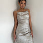 Flash suspender dress sexy hot girl evening holiday short skirt R3072