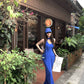 Suspender dress 2025 new style temperament figure-hugging waist slimming hip skirt R0570