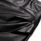 Black irregular skirt 2025 new hot girl style high waist slim a-line hip leather skirt short R0150