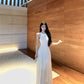 Elegant and decent skirt exquisite lace vest large swing skirt waist dress R0711