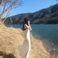 White suspender dress 2025 new beautiful waist hip skirt R0555