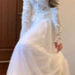 A set of gentle and elegant lace tops and mesh skirts R0516