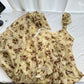 Retro three-dimensional flower decoration ruffled floral skirt R2130