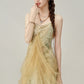 2025 new western resort style suspender dress design fishtail long skirt R1935