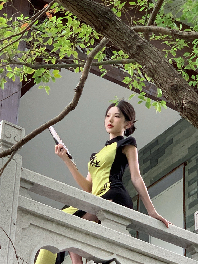 Small fresh cheongsam 2025 new style young temperament new Chinese style dress R1817