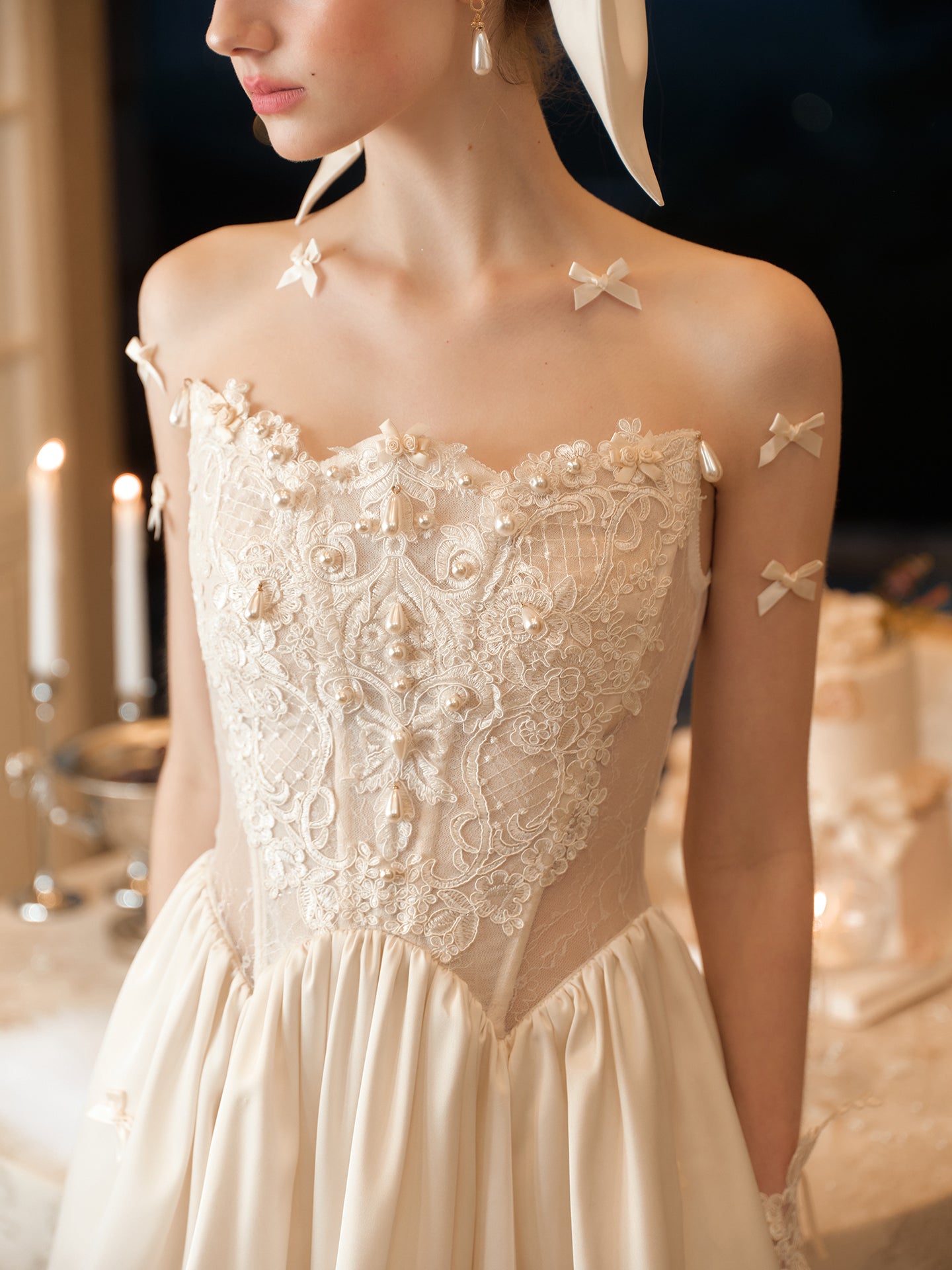 French Princess Dress White Sleeveless Herringbone Dress Homecoming Dress R5162