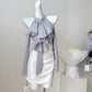 Waist-length irregular off-shoulder halter neck satin shirt dress R2098