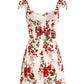French holiday style short white 2025 new slim suspender dress R2642