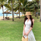 Temperament pink v-neck lace sleeveless dress pretty little skirt R0620