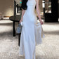 Satin pleated dress mermaid long party dress evening dress       S6205