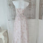 Strapless Floral Dress evening party dress     S5986