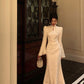 Jacquard cheongsam dress for women new retro old money style party dress     S5676
