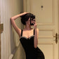 Black suspender dress new style fashionable party dress      S5547