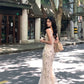 floral embroidery design mermaid dress women's summer long dress     S5727