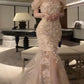 embroidered mermaid long evening dress women's luxury party dress      S6144