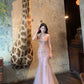 sequined mermaid long prom dress shinny evening dress   S5957