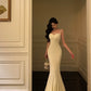 Suspender dress women summer new French mermaid party dress     S5707