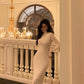 High neck long sleeve dress mermaid party dress    S5603