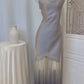 Retro gradient dress beautiful mermaid shiny dress       S6161