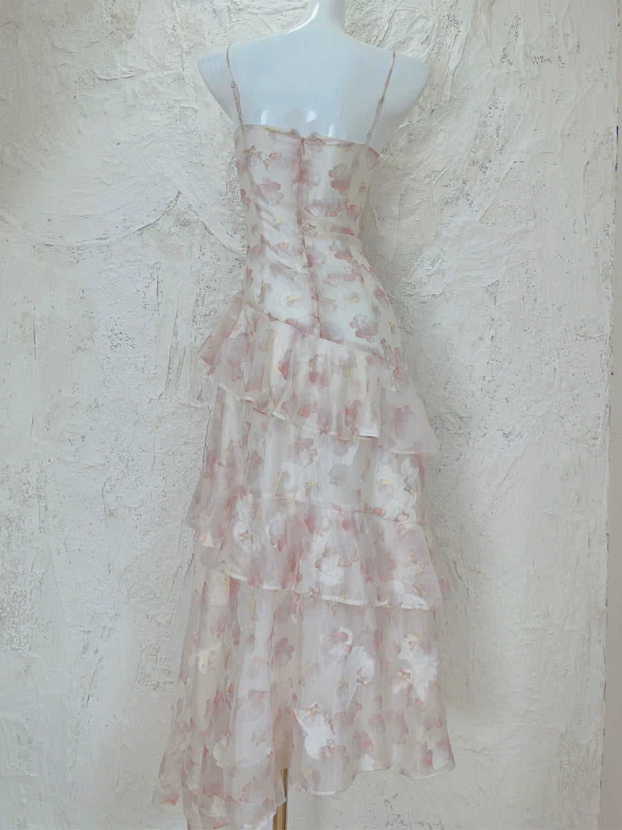 Floral Dress Chiffon Fairy party dress       S6005