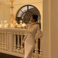 V-neck long-sleeved dress new style party dress      S5564