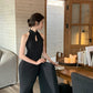 Black dress women's sexy long party dress     S5718