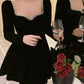 Birthday party dress luxury banquet velvet dress     S5829