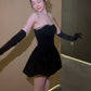 Birthday dress party dress luxury puffy velvet dress      S5815