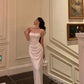 White suspender dress new sexy dress long party dress     S5662