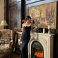 Black new custom dress women's summer new party dress     S5716