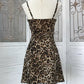 Leopard print sheath dress, new sexy party dress       S6004