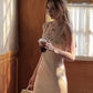 Engagement dress diamond satin party dress     S5867