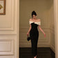 off-shoulder dress for women new style party dress       S5683