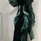 Emerald Rose Dress Halloween Costume Party Dress     S5738