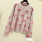 Cute round neck long sleeve sweater      S2545