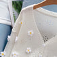 Cute flowers sweater long sleeve sweater sweater coat spring and autumn clothing      S2520