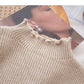Cashmere sweater thin bottomed top      S2529