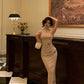 Classical printed dress new retro party dress      S5565