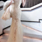elegant rose lace mermaid party dress      S6145