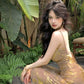 Sexy backless dress for women summer long party dress     S5868