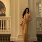 V-neck halter dress for women 2025 new backless holiday dress      S5544