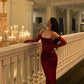 Sexy velvet suspender dress for women new banquet long dress      S5568