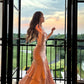 Ruffled evening dress birthday dress mermaid party dress   S5945